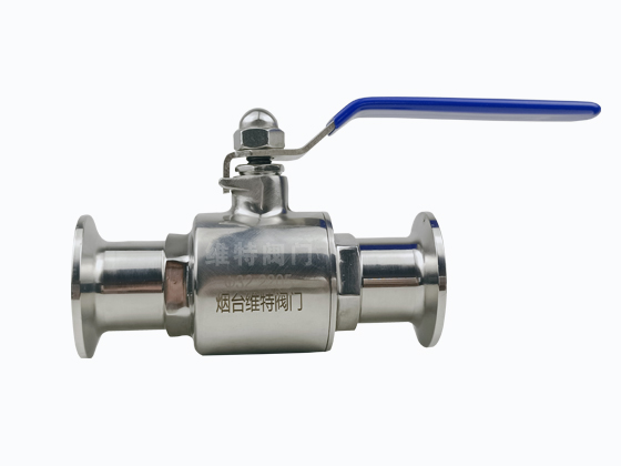 衛生級不銹鋼2205快裝直通球閥 -化工機械反應釜配套法蘭 閥門 管件生產廠家